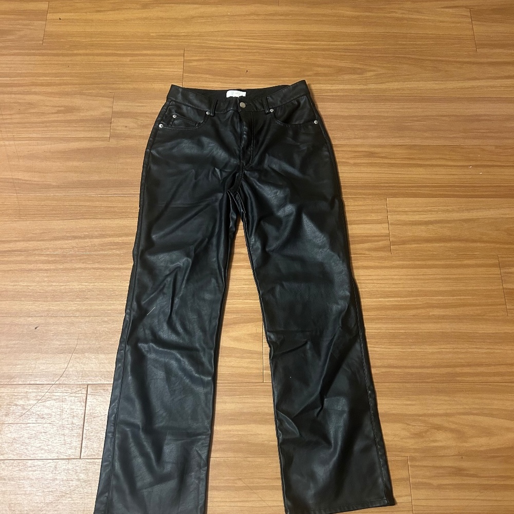 H&M Leather pants. Size 10